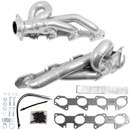 BBK 19-23 Dodge Ram 1500 5.7L (Ex. MegaCab) Shorty Tuned Exhaust Headers - 1-3/4in Silver Ceramic