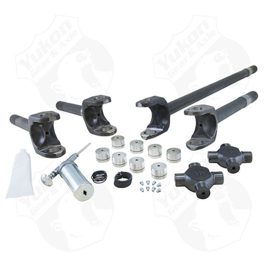 Yukon Gear Front 4340 Chrome-Moly Replacement Axle Kit For 77-91 GM / Dana 60 w/ 35 Splines