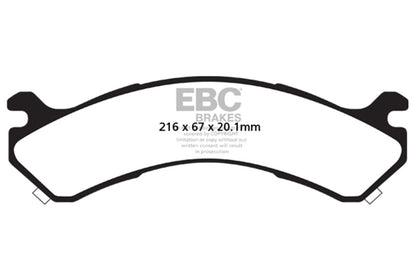 EBC 01-05 Chevrolet Silverado 3500 (2WD) Ultimax2 Rear Brake Pads