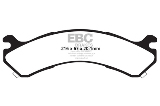 EBC 01-05 Chevrolet Silverado 3500 (2WD) Ultimax2 Rear Brake Pads