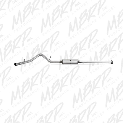 MBRP 2007-2008 Chev/GMC 1500 CC EC 6ft6in bed 4.8/5.3L 3in Cat Back Single Side AL P Series Exhaust