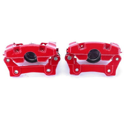 Power Stop 07-11 Lexus GS350 Rear Red Calipers w/Brackets - Pair