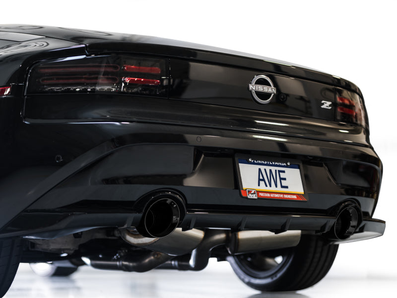 AWE 2023 Nissan Z RZ34 RWD Touring Edition Catback Exhaust System w/ Diamond Black Tips - Precision R