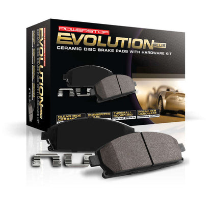 Power Stop 2022 Ford Transit-150 Front Z17 Evolution Ceramic Brake Pads w/Hardware