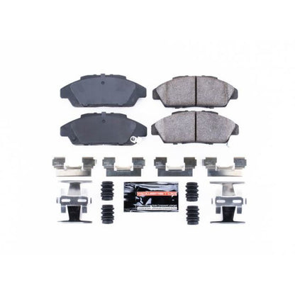 Power Stop 90-93 Honda Accord Front Z23 Evolution Sport Brake Pads w/Hardware