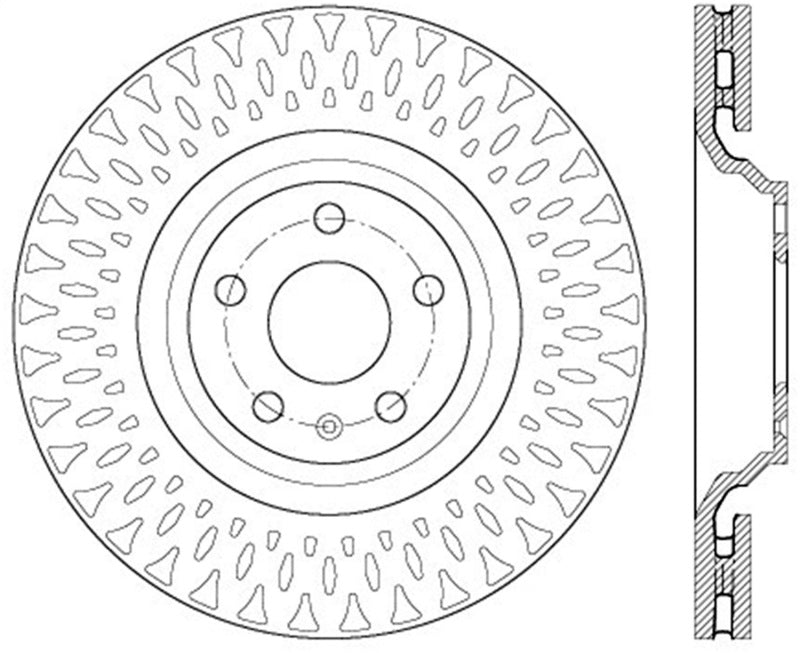 StopTech Slotted & Drilled Sport Brake Rotor