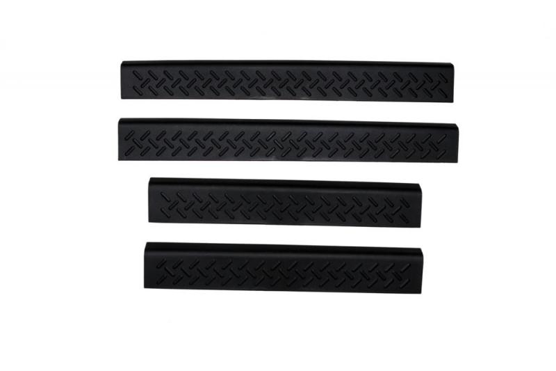 AVS 05-15 Toyota Tacoma Access Cab Stepshields Door Sills 4pc - Black