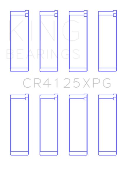 King Subaru EJ20/EJ22/EJ25 (Suites 52mm Journal Size).0.5 Oversized Tri-Metal Perf Rod Bearing Set