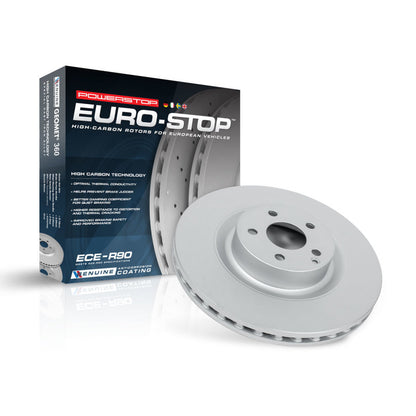 Power Stop 14-19 Mini Cooper Rear Evolution High Carbon Geomet Coated Rotor