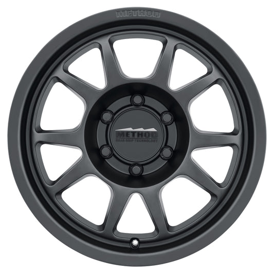 Method MR702 17x8.5 0mm Offset 6x135 87mm CB Matte Black Wheel