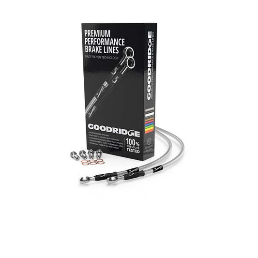 Goodridge 2019 Polaris RZR XP4 Turbo S/ S Velo Stainless Steel Brake Line Kit