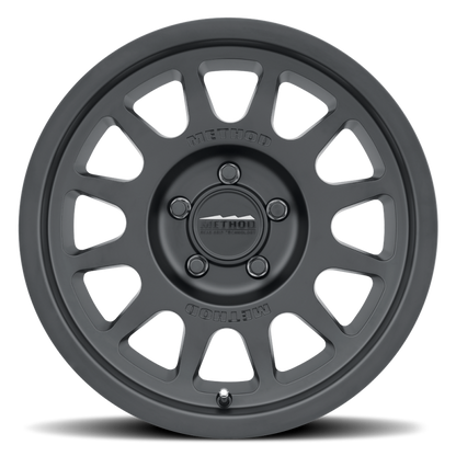 Method MR703 17x7.5 +50mm Offset 5x130 78.1mm CB Matte Black Wheel