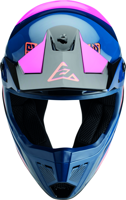 Answer AR1 Vendetta Helmet Dark Blue/Rhodamine/Orange Youth - Small