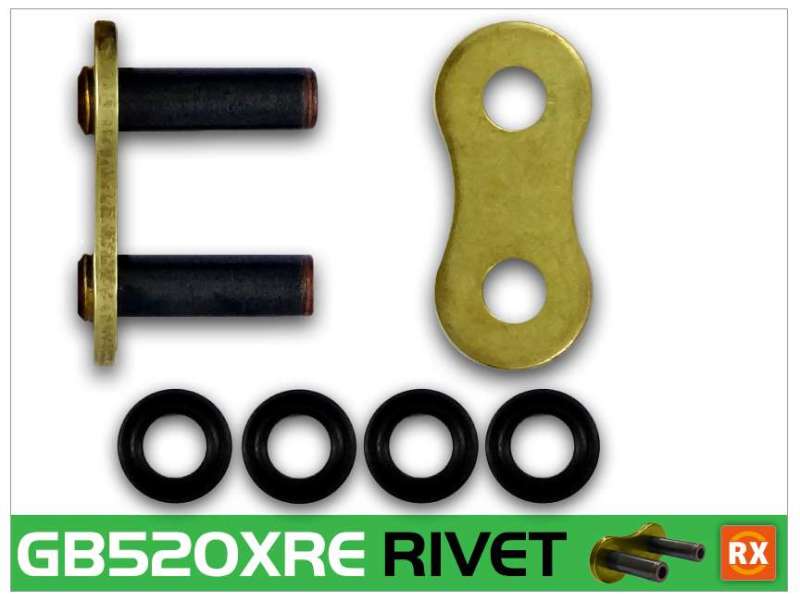 RK Chain 525XRE-RIVET - Natural