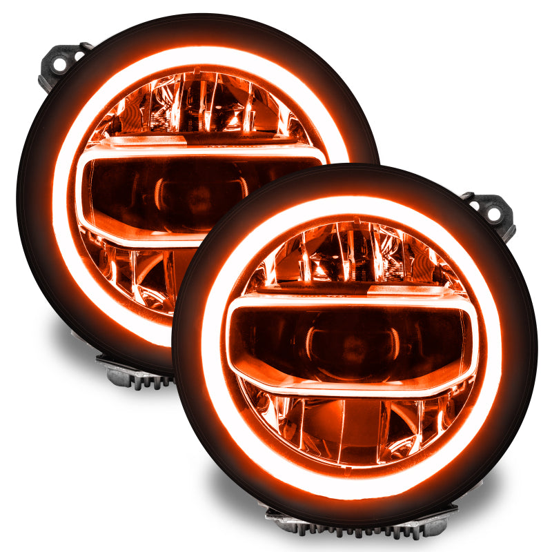 Oracle Jeep Wrangler JL/Gladiator JT RGB+W Headlight DRL Upgrade Kit - ColorSHIFT SEE WARRANTY