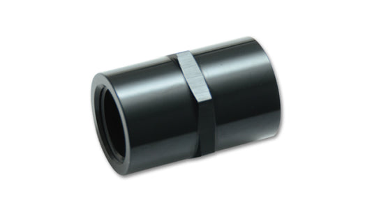 Vibrant 1/4in NPT Female Pipe Coupler Fitting - Aluminum