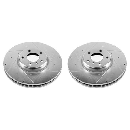 Power Stop 10-17 BMW 535i GT Front Evolution Drilled & Slotted Rotors - Pair