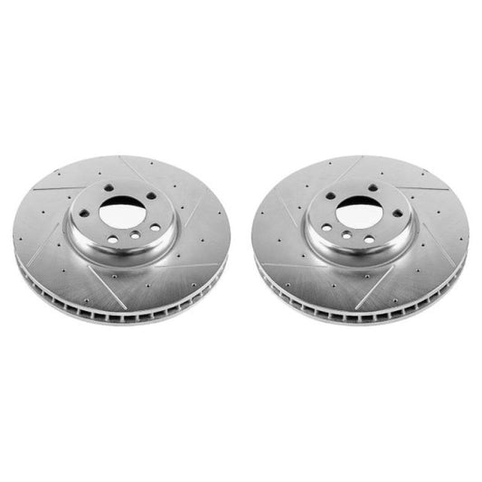 Power Stop 10-17 BMW 535i GT Front Evolution Drilled & Slotted Rotors - Pair