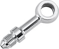 Twin Power Stainless Brake Fitting 3/8 Inch X AN3 Straight Banjo Adaptor
