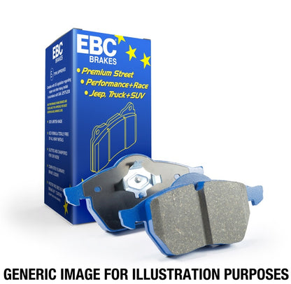 EBC 2015+ Chevrolet Camaro 3.6L (w/Brembo Brakes) Bluestuff Rear Brake Pads