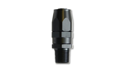 Vibrant -8AN Male NPT Straight Hose End Fitting - 3/8 NPT