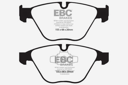 EBC 13+ BMW X1 2.0 Turbo (28i) Greenstuff Front Brake Pads