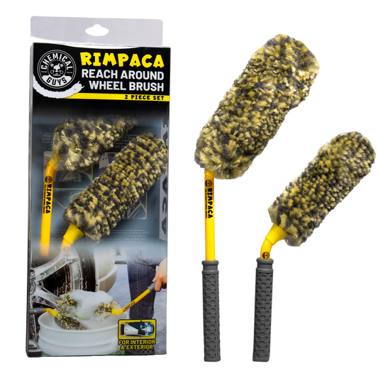 Chemical Guys Rimpaca Reach Around Ultimate Wheel Brush Set - 2 Pcs