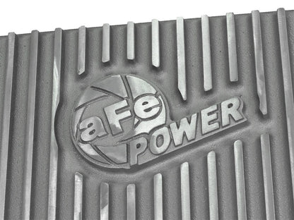 afe Transmission Pan Cover (Raw); GM Diesel Trucks 01-14 V8-6.6L (td)