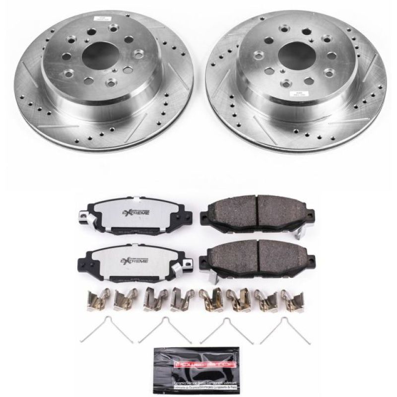 Power Stop 93-97 Lexus GS300 Rear Z26 Street Warrior Brake Kit