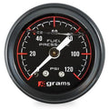 Grams Performance 0-120 PSI Fuel Pressure Gauge