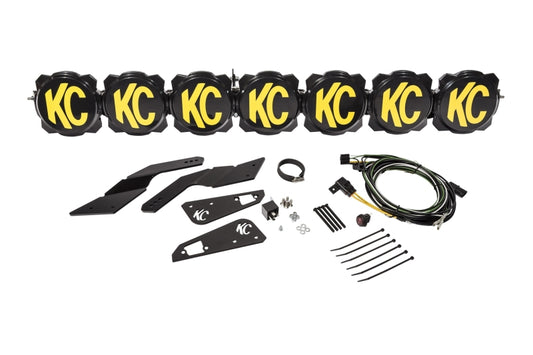 KC HiLiTES Can-Am X3 45in. Pro6 Gravity LED 7-Light 140w Combo Beam Overhead Light Bar System