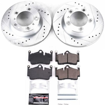 Power Stop 05-12 Porsche Boxster Rear Z23 Evolution Sport Brake Kit