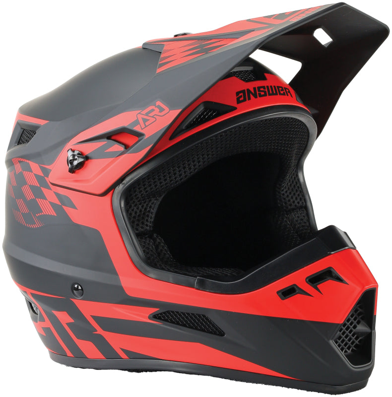 Answer AR1 Sweep Helmet Black/Red - Large