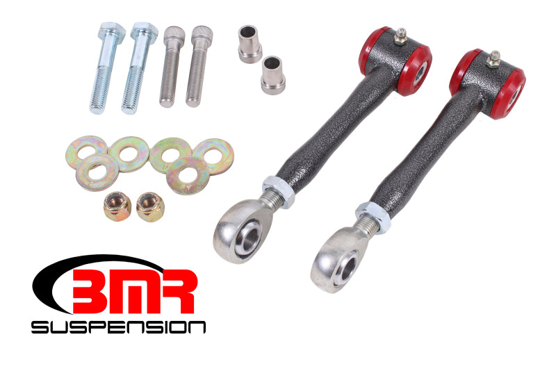 BMR 16-17 6th Gen Camaro Rear Sway Bar End Link Kit - Black Hammertone