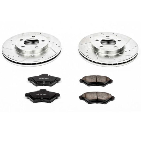 Power Stop 93-97 Ford Thunderbird Front Z23 Evolution Sport Brake Kit