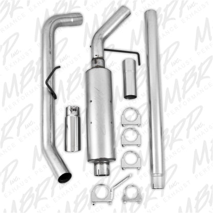 MBRP 2004-2008 Ford F150 EC/CC-SB Cat Back Single Side