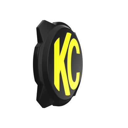 KC HiLiTES 6in. Hard Cover for Gravity Pro6 LED Lights (Single) - Black w/Yellow KC Logo