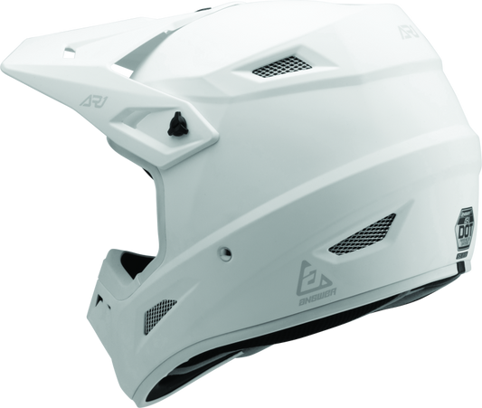 Answer AR1 Solid Helmet White Youth - Small