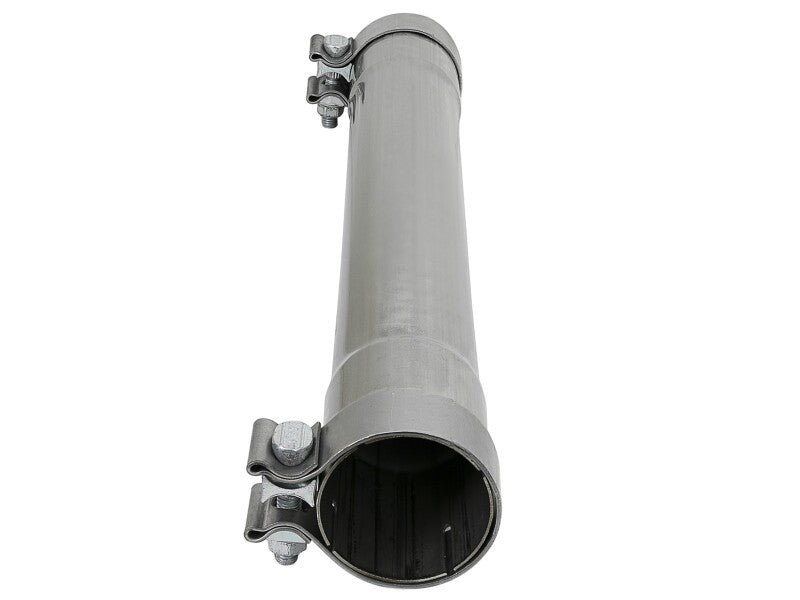 aFe MACH Force-Xp Resonator Delete Pipe 3 IN Inlet/Outlet x 3 IN Dia. x 19 IN Overall L w/ Clamps