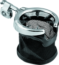 Kuryakyn Universal Passenger Drink Holder With Basket Black/Chrome