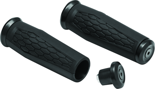 Kuryakyn Hex Grips 1inch Universal Black