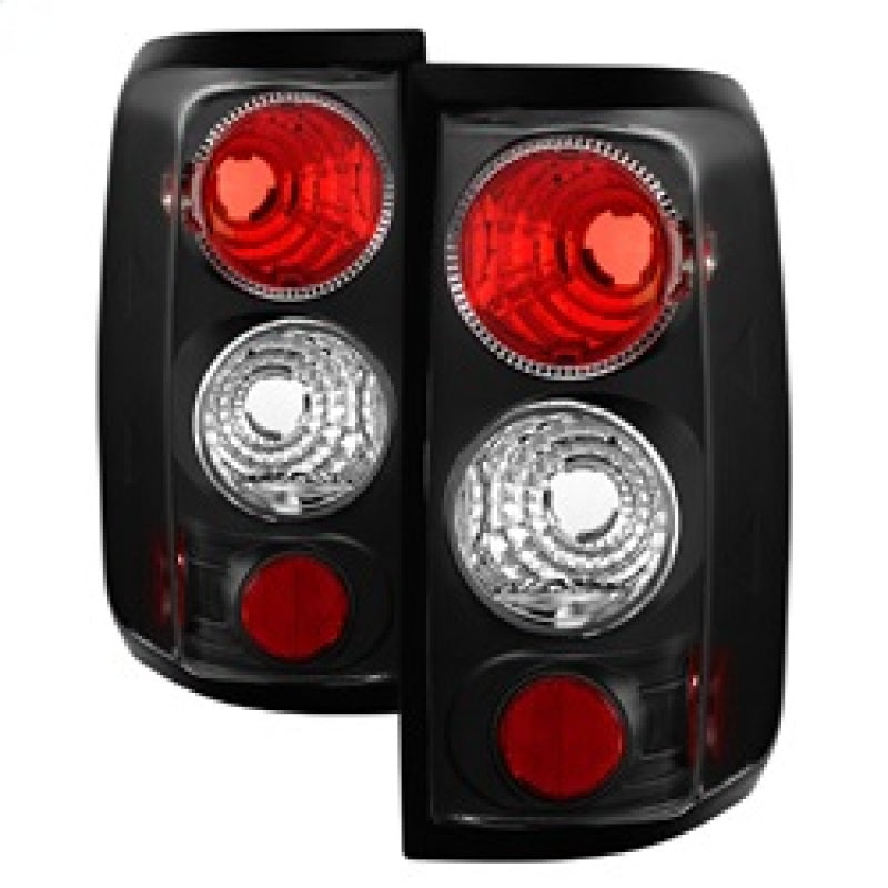 Spyder Ford F150 side 04-08 (Not Fit Heritage & SVT)Euro Tail Lights Blk ALT-YD-FF15004-BK