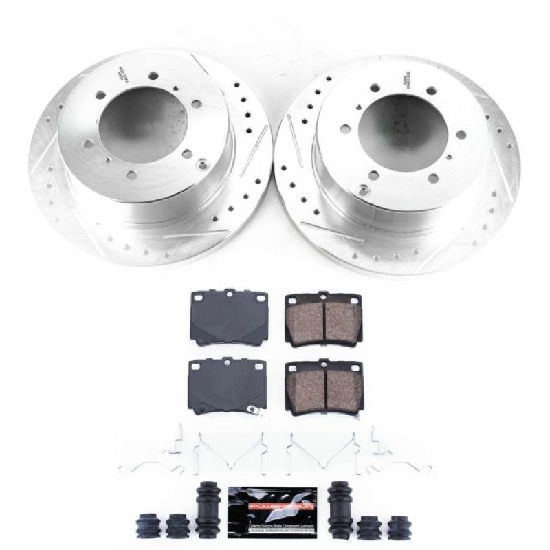 Power Stop 97-04 Mitsubishi Montero Sport Rear Z23 Evolution Sport Brake Kit