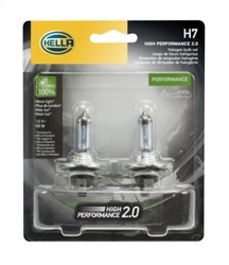 Hella H7 12V 55W PX26D HP 2.0 Halogen Bulbs