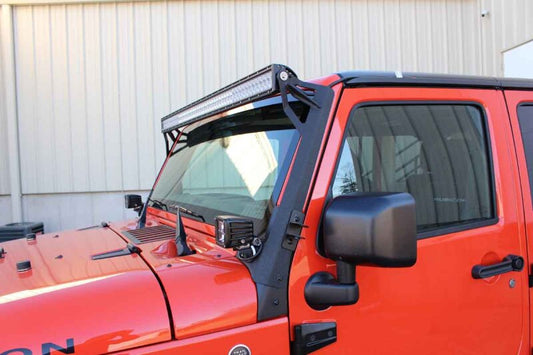 Fishbone Offroad 07-18 Jeep Wrangler JK 52In Light Bar Bracket