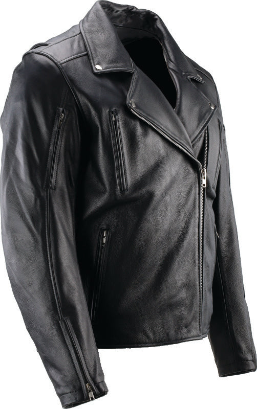 Kuryakyn Leather By River Road Ironclad Classic Leather Jacket Black - Small