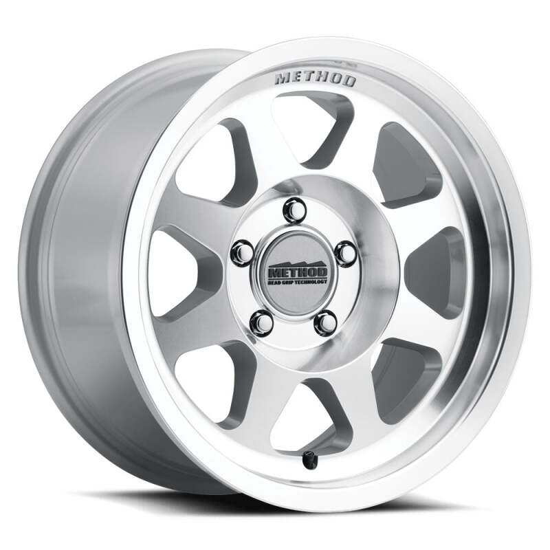 Method MR701 Bead Grip 17x8.5 0mm Offset 5x5 71.5mm CB Machined/Clear Coat Wheel