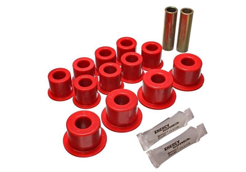 Energy Suspension 6/86-97 Nissan 720 & Hardbody Pickup 2WD Black Rear Leaf Spring Bushing Set
