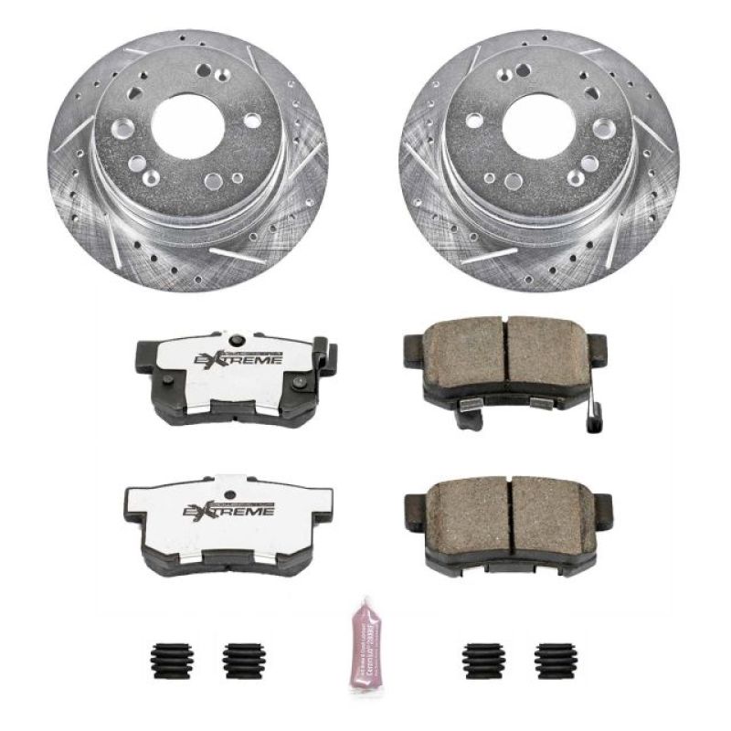 Power Stop 01-03 Acura CL Rear Z26 Street Warrior Brake Kit