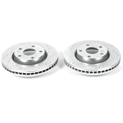 Power Stop 08-09 Pontiac G8 Front Evolution Drilled & Slotted Rotors - Pair